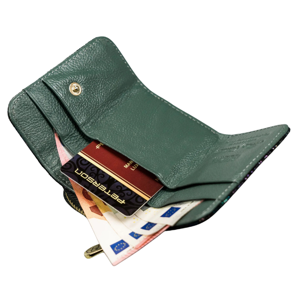 Portfel damski skórzany 9473 Green