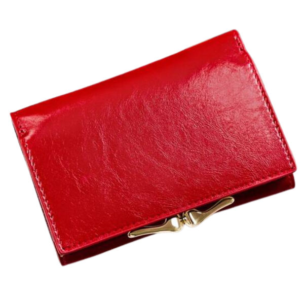 Portfel skórzany 412 Red