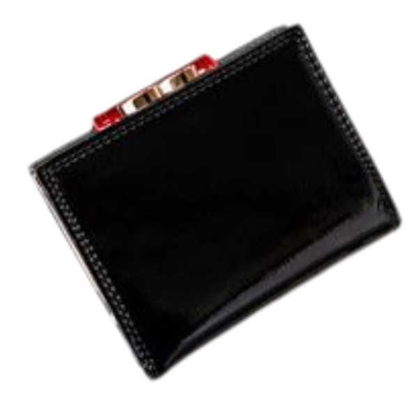 Portfel damski skórzany 9893 Black