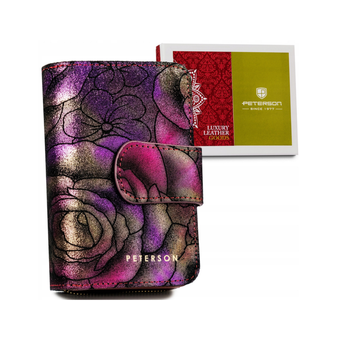 Portfel damski skórzany 9480 Purple