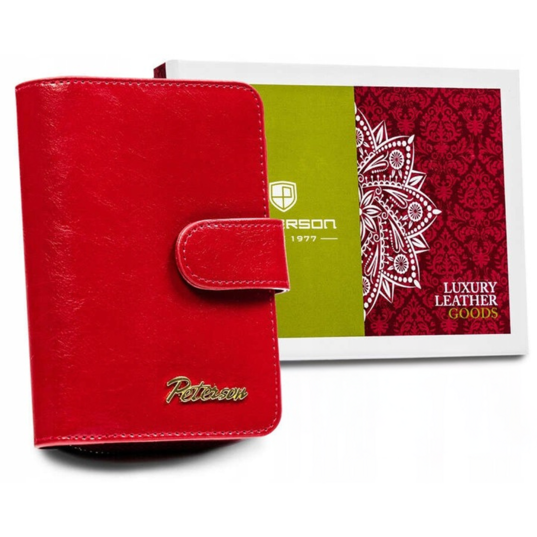 Portfel skórzany 1455 Red