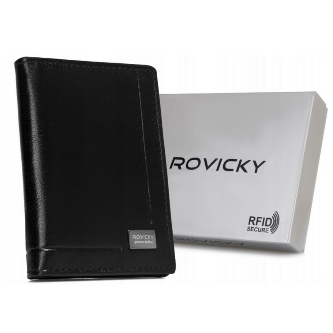 Portfel męski skórzany 0384 Black