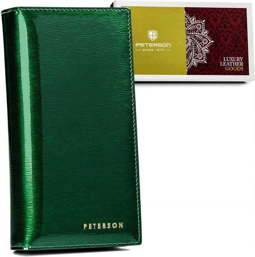 Portfel damski skórzany 7662 Green