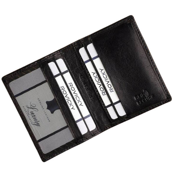 Portfel męski skórzany 0384 Black