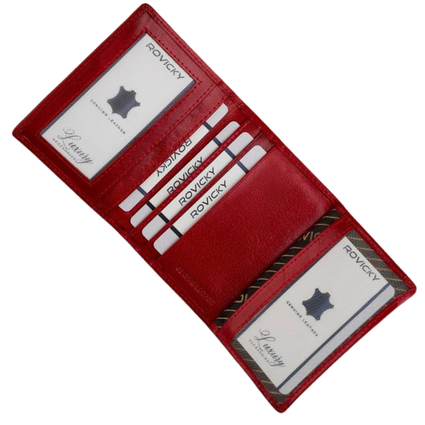 Portfel męski skórzany 9670 Red