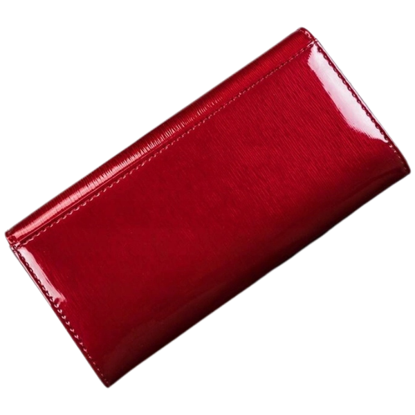 Portfel damski skóra+PU 3764 Red