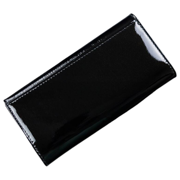 Portfel damski skóra+PU 3740 Black