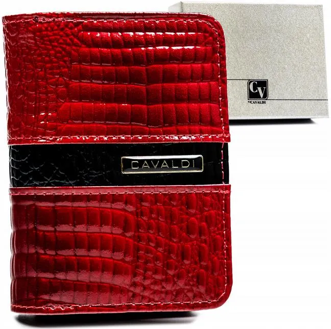 Portfel damski skórzany 2365 Red