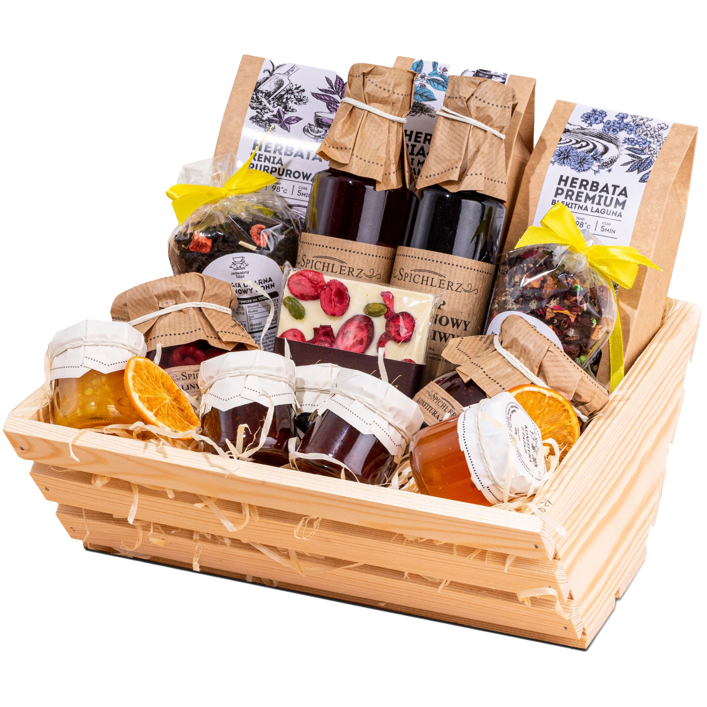 PREMIUM zestaw prezentowy UPOMINEK syrop herbata