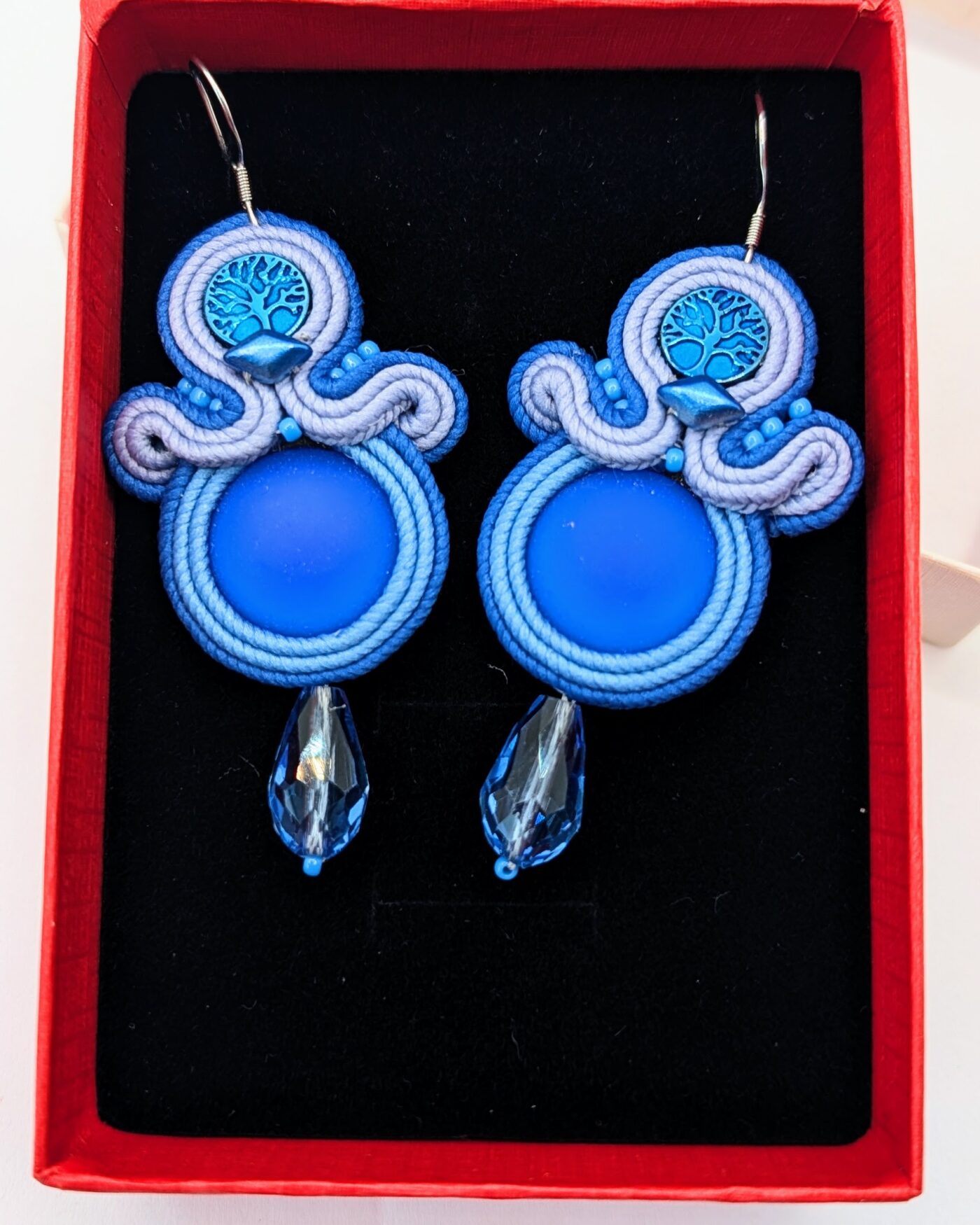 Kolczyki ręcznie robione soutache