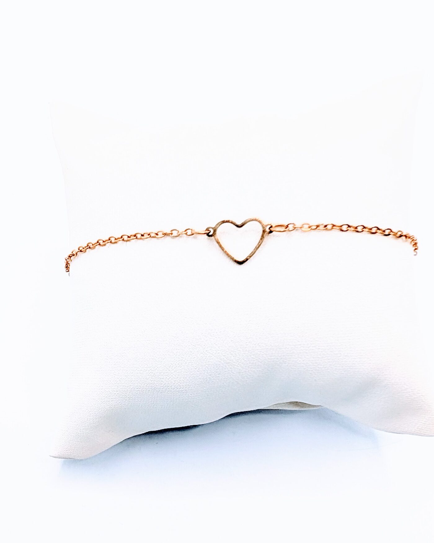 BRANSOLETKA STAL 316 L Z SERDUSZKIEM